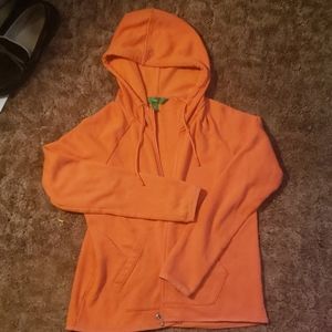 Simple orange hoodie- women's